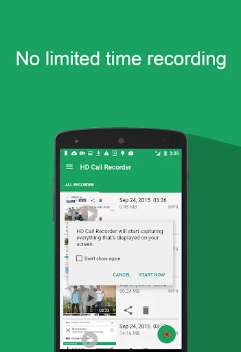 Screen Recorder HD - No Root screenshot 4