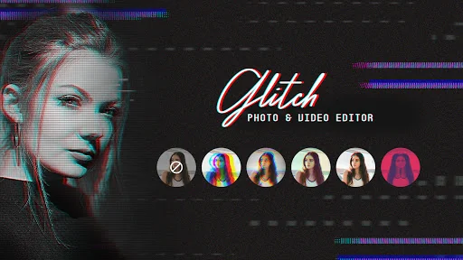 Glitch Photo and Video Editor screenshot 1