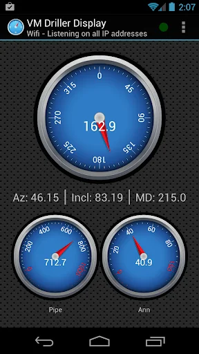 VM Driller Display