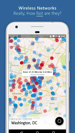 LTE Speed Coverage Map
