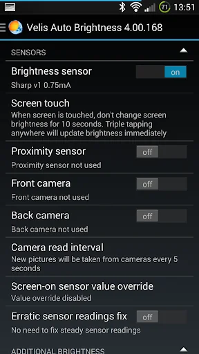 Velis Auto Brightness screenshot 3