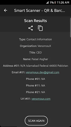 Smart Scanner - QR & Barcode screenshot 2