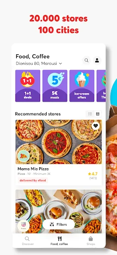 efood delivery: food, grocery screenshot 3