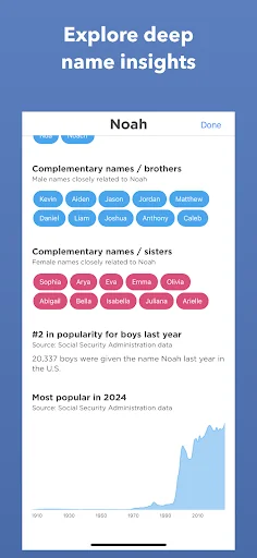 Baby Name Genius: Swipe Names screenshot 3