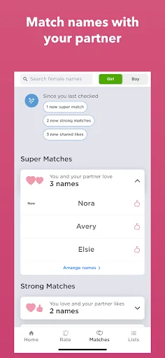 Baby Name Genius: Swipe Names screenshot 4