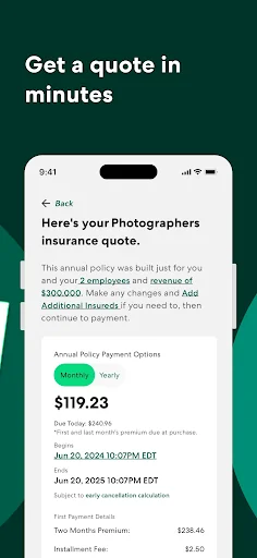 Thimble Insurance screenshot 4