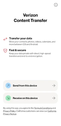 Verizon Content Transfer
