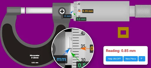 Vernier Caliper screenshot 2