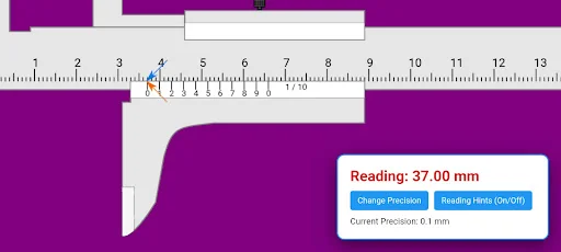 Vernier Caliper screenshot 4