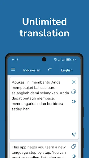 Indonesian English Translator screenshot 1