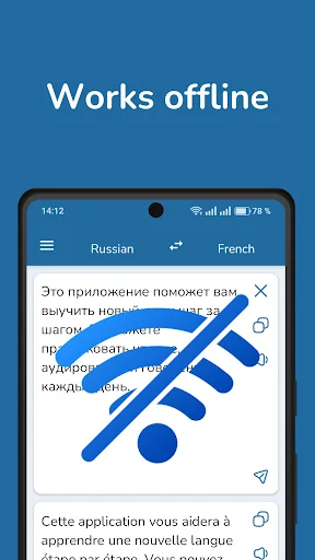 Russian French Translator screenshot 3