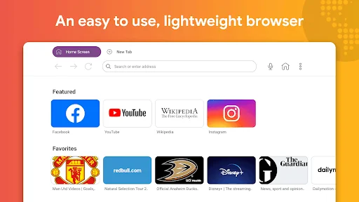 Internet Browser for Sony TV screenshot 1