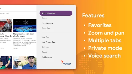 Internet Browser for Sony TV screenshot 2