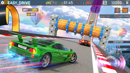 Crazy Car Stunt: Ramp Car Game