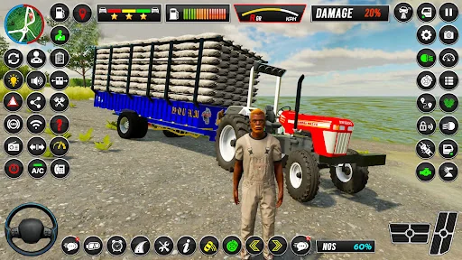 Tractor Farming Real Simulator screenshot 2