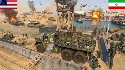 US Military Truck Driving Game