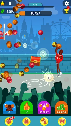 Idle Dunk Masters screenshot 2