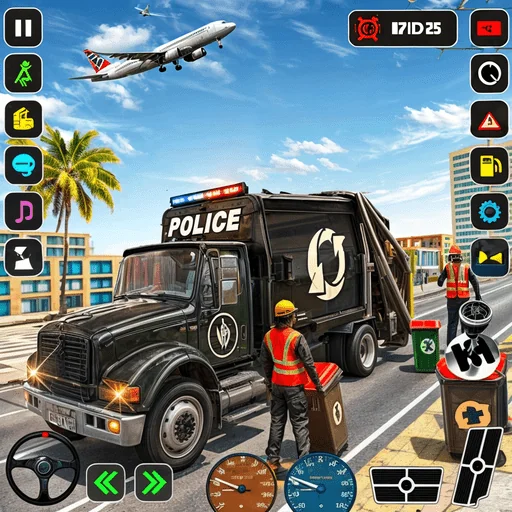 Garbage Trash Truck Simulator screenshot 1