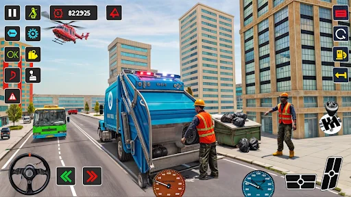 Garbage Trash Truck Simulator screenshot 4