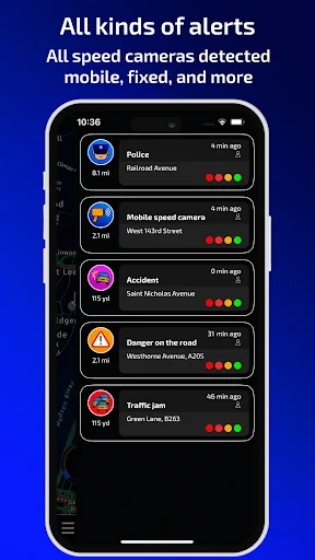 Radarbot: Radar Detector, GPS screenshot 4