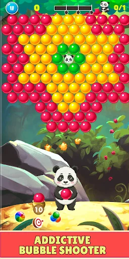 Panda Rescue: Bubble Shooter screenshot 1