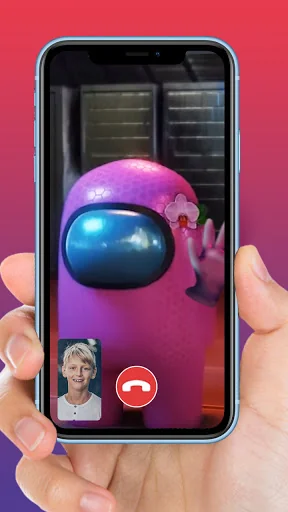 Video call from among us screenshot 1