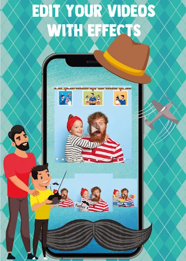 Father's day video maker song screenshot 1