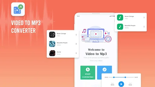 Video to MP3 & Ringtone Maker screenshot 1
