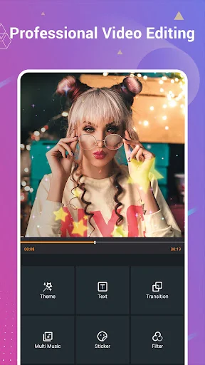 Video Editor with Song Clipvue screenshot 1