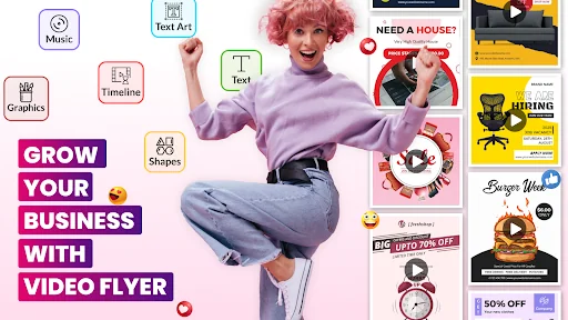 Video Flyer Maker, Templates