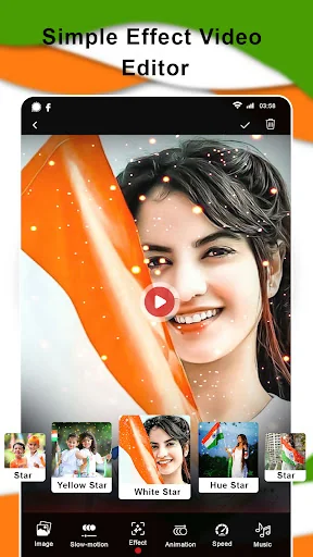Independence Day Video Maker screenshot 1