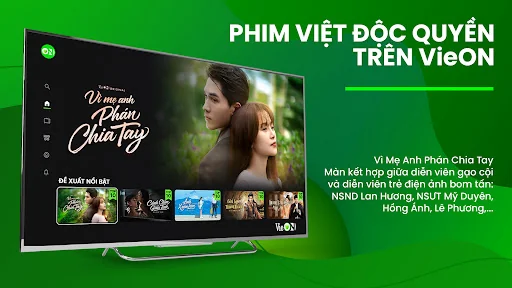 VieON for Android TV screenshot 1