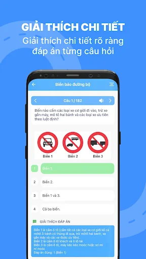 Ôn thi GPLX (600 câu hỏi) screenshot 3