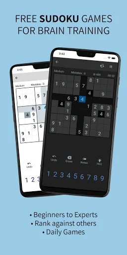 Sudoku - Free Classic Brain Pu screenshot 1