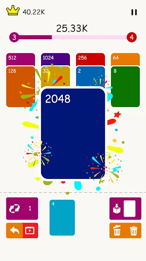 2048 : Solitaire Merge Card screenshot 1