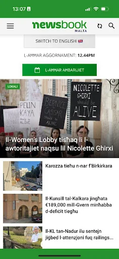 Newsbook screenshot 1