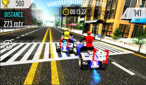 3D quad bike racing