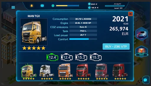 Virtual Truck Manager 2 Tycoon screenshot 2