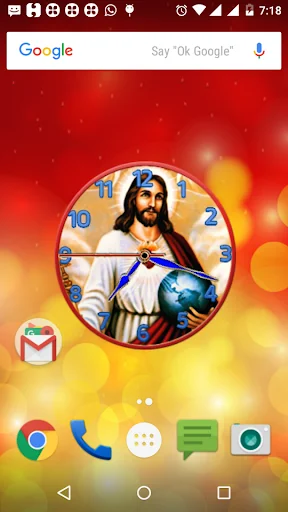 Jesus Clock Live Wallpaper