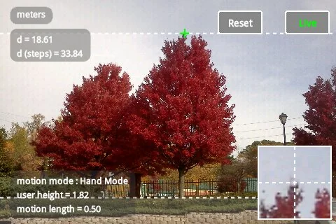 Distance2Meter camera measure