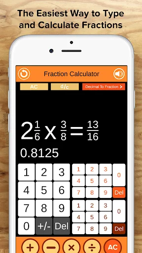 Fraction Calculator + Decimals screenshot 2