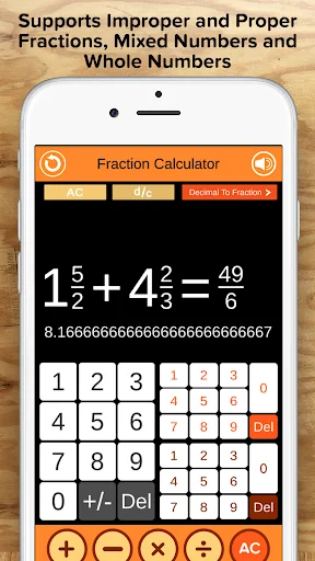 Fraction Calculator + Decimals screenshot 3