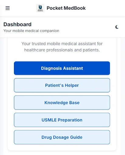 Pocket Medbook screenshot 1