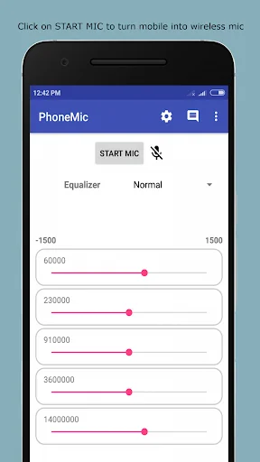 PhoneMic - Use Phone as Mic screenshot 1