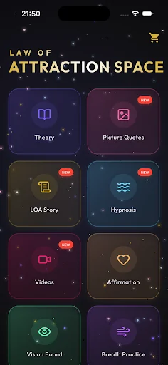 Law of Attraction Space screenshot 1