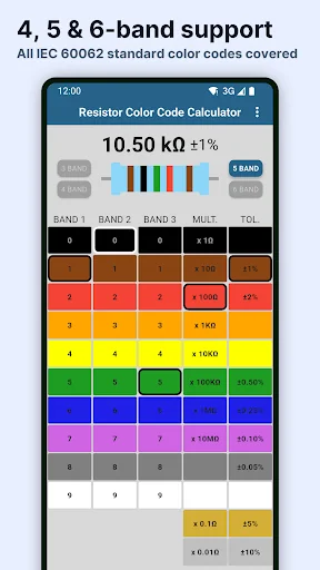 Resistor Color Code Calculator screenshot 2