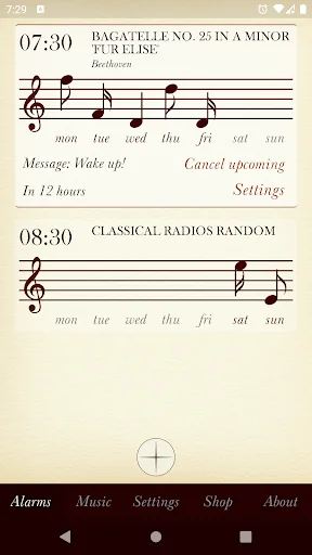 Classical Music Alarm Clock screenshot 1