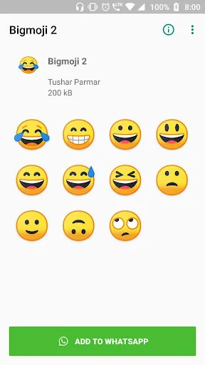 Bigmoji 2 - WAStickerApp