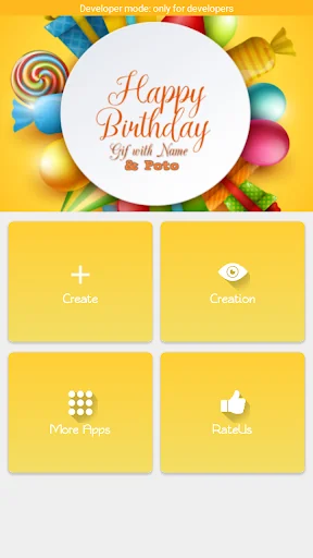 Birthday Gif Name and Photo