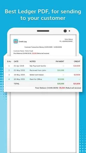 CreditLog: Udhar Khata Book screenshot 2